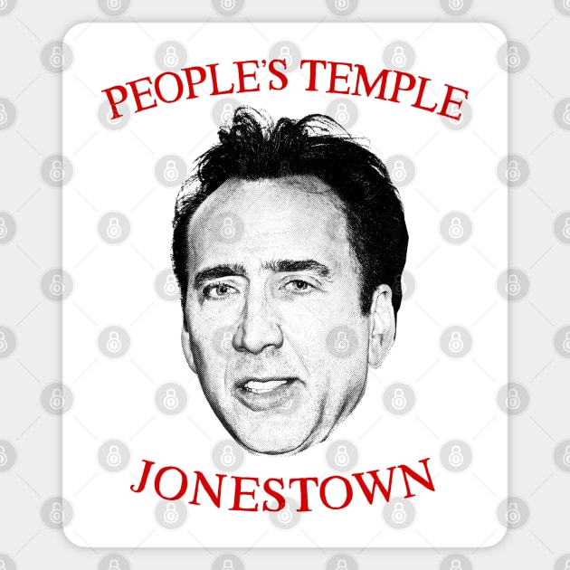 People's Temple / Jonestown Meme Design Sticker by DankFutura